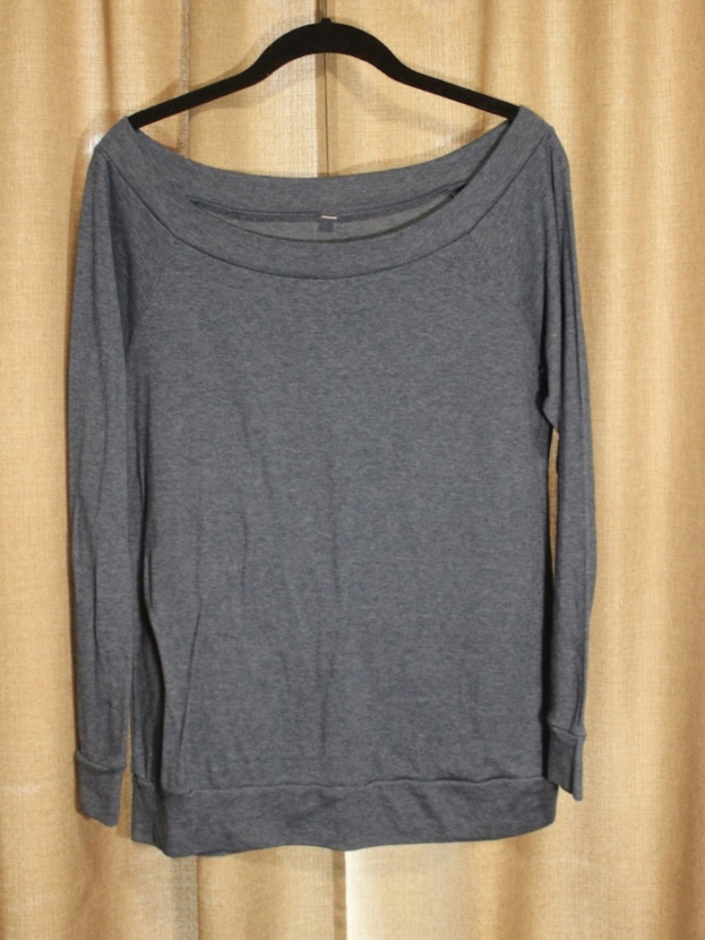 Blue Off the shoulder sweater